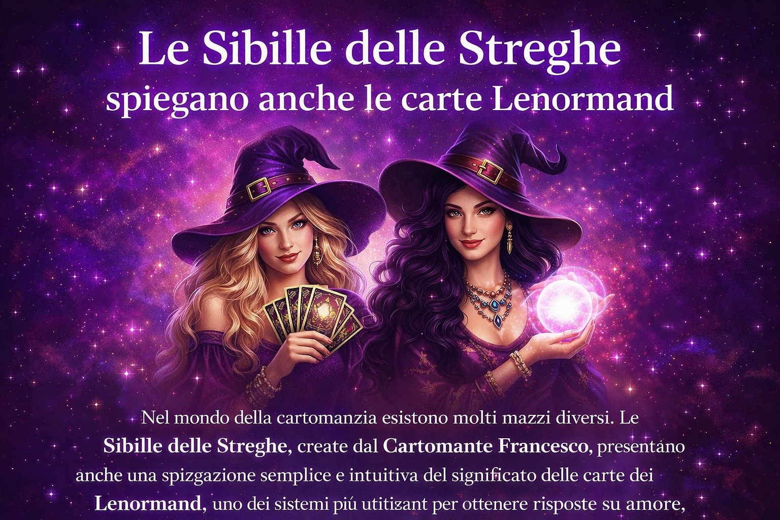 le sibille delle streghe spiegano le carte lenormand